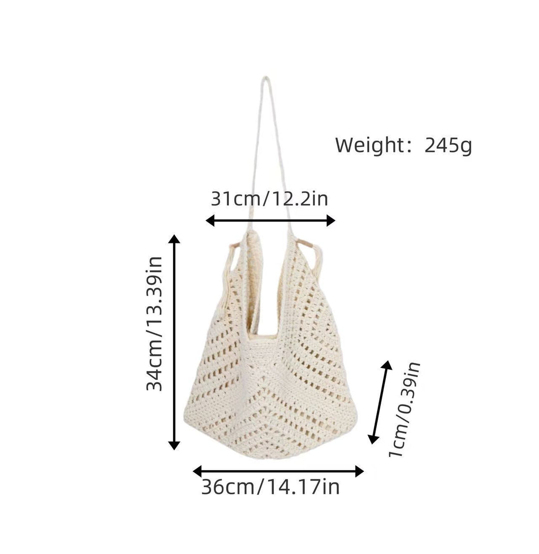 Handcrafted net tote bag Kalsten