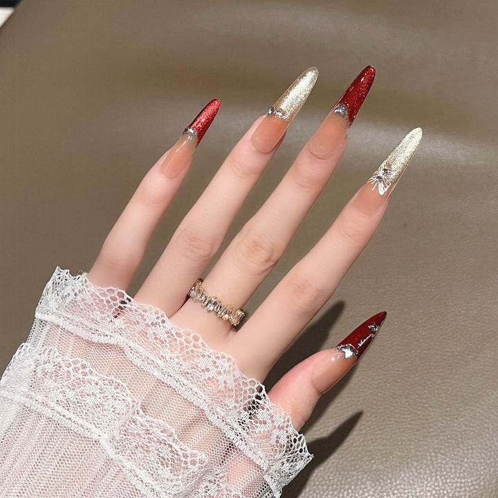 Premium Decorative Stiletto Press-On Nails Kalsten