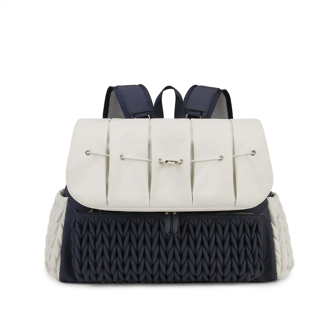 Fashionable backpack with braided design Kalsten