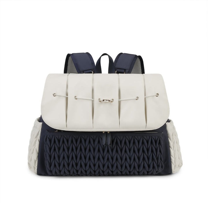 Fashionable backpack with braided design Kalsten