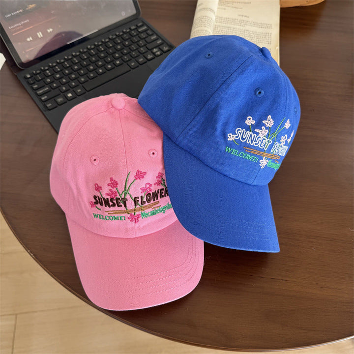 Women's Embroidered Floral Baseball Cap Kalsten