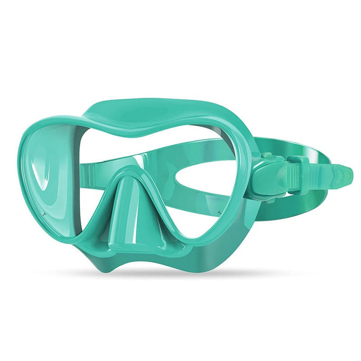 Diving mask with flexible silicone edge and clear field of vision Kalsten