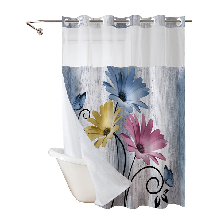 Floral Print Shower Curtain Kalsten