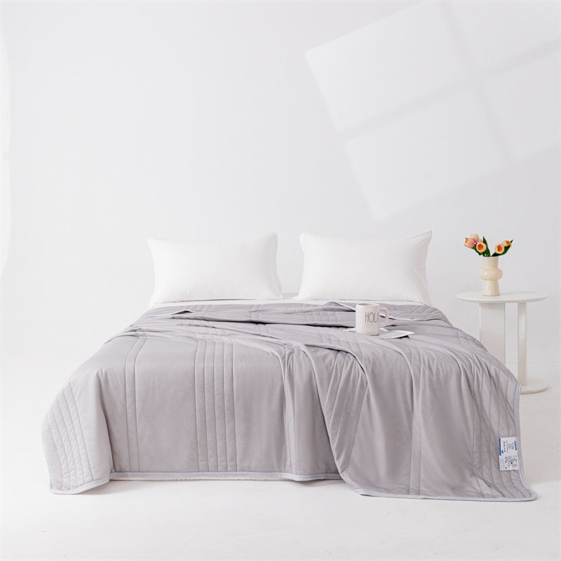 Cooling Ice Silk Summer Blanket – Lightweight, Washable, Soft Quilt for Babies & Adults | Kalsten
