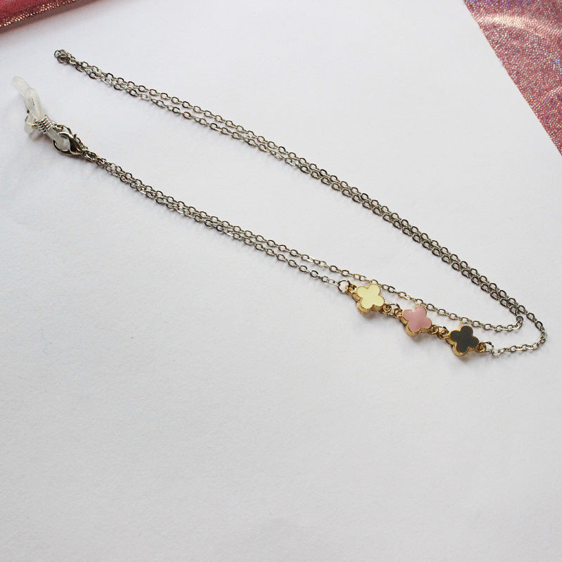 Fashionable glasses holder chain with pearl pendants Kalsten