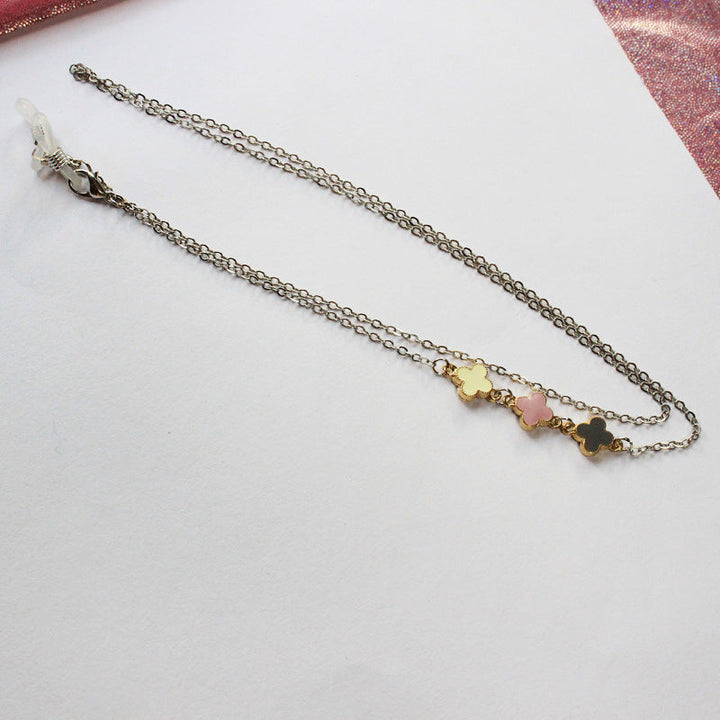 Fashionable glasses holder chain with pearl pendants Kalsten
