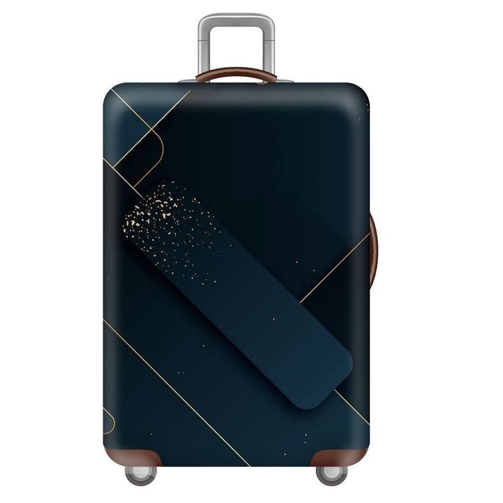 Unisex nan elastic suitcase cover with three-dimensional honeycomb pattern, shock-absorbing stretch protection cover for trolley with zipper Kalsten