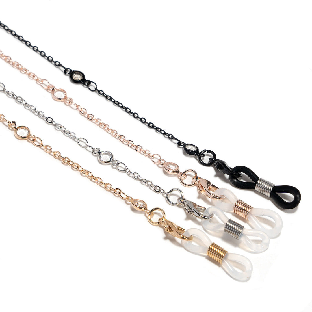 Crystal-Embellished Eyewear Chain Kalsten