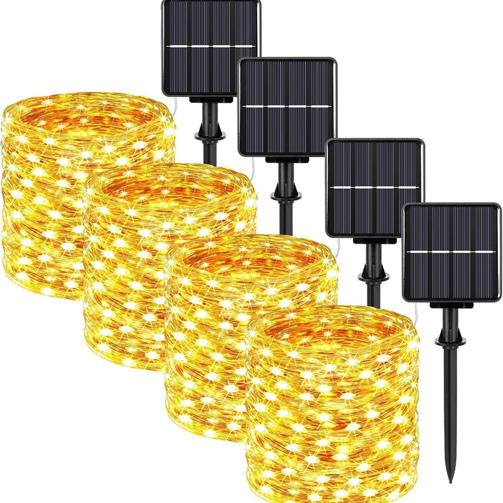 LED Fairy String Lights Ultra-Thin Silver Wire Battery Powered Splash Resistant Decorative Lighting Kalsten