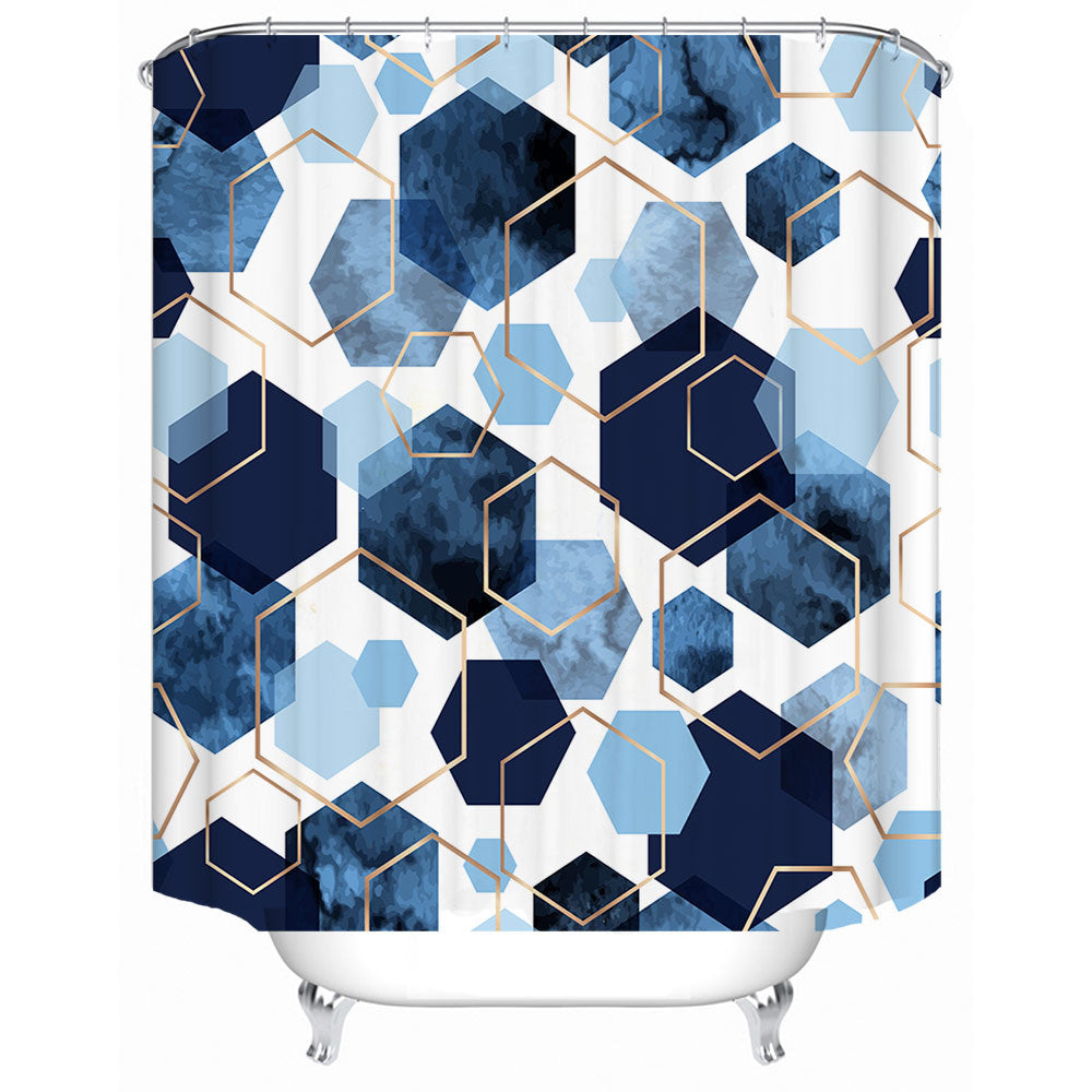 Geometric Motif Shower Curtain Kalsten