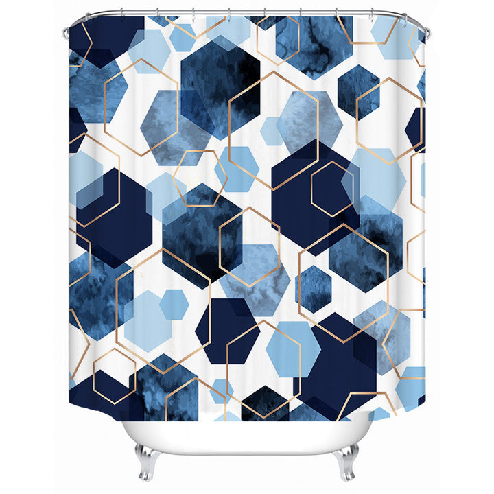 Geometric Motif Shower Curtain Kalsten