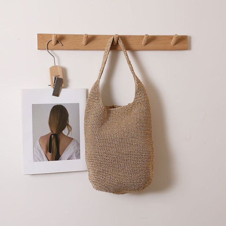 Handcrafted shopping bag in modern net design Kalsten