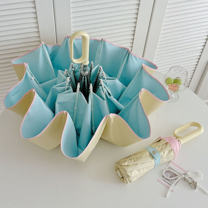 Women's Foldable Umbrella with Innovative Flower Shape Kalsten