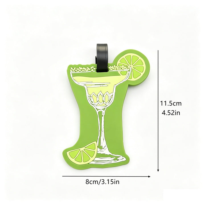 Martini-Themed Luggage Tag Kalsten