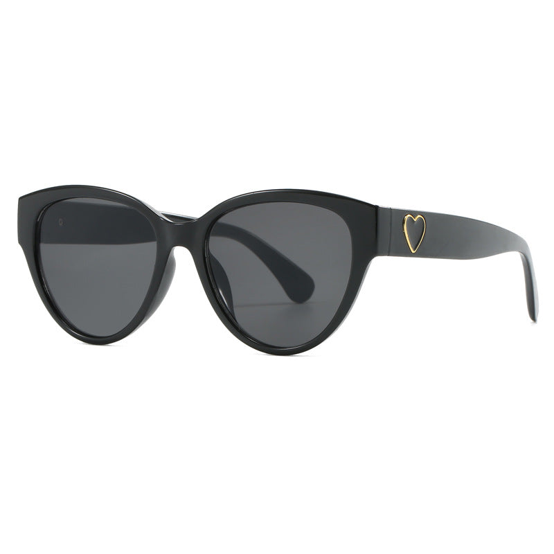 Women's Cat-Eye Sunglasses with Luxurious Leopard Print and Charming Details Kalsten