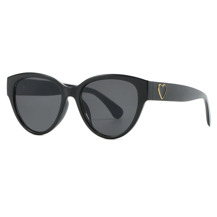Women's Cat-Eye Sunglasses with Luxurious Leopard Print and Charming Details Kalsten