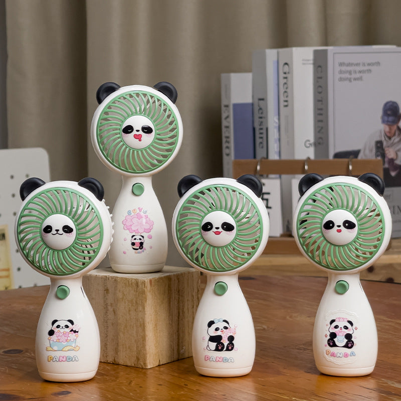 Ladies Wearable Hand Fan with Cute Panda Design Kalsten