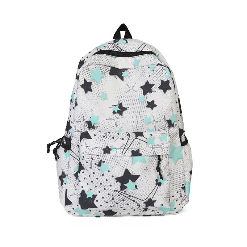 Star-Patterned Adventure Backpack