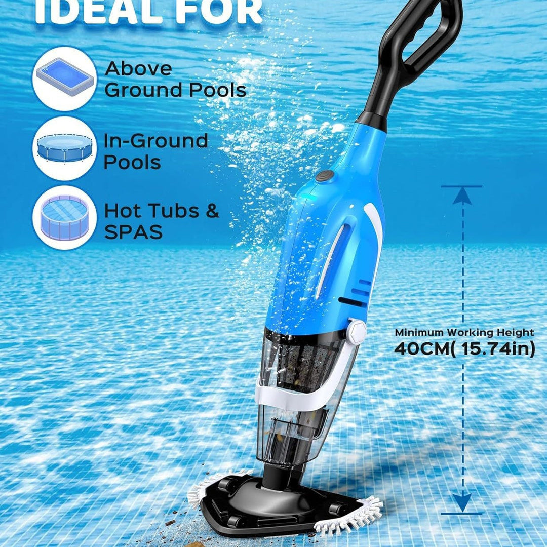 Advanced robotic pool vacuum with cyclonic suction and high debris capacity Kalsten