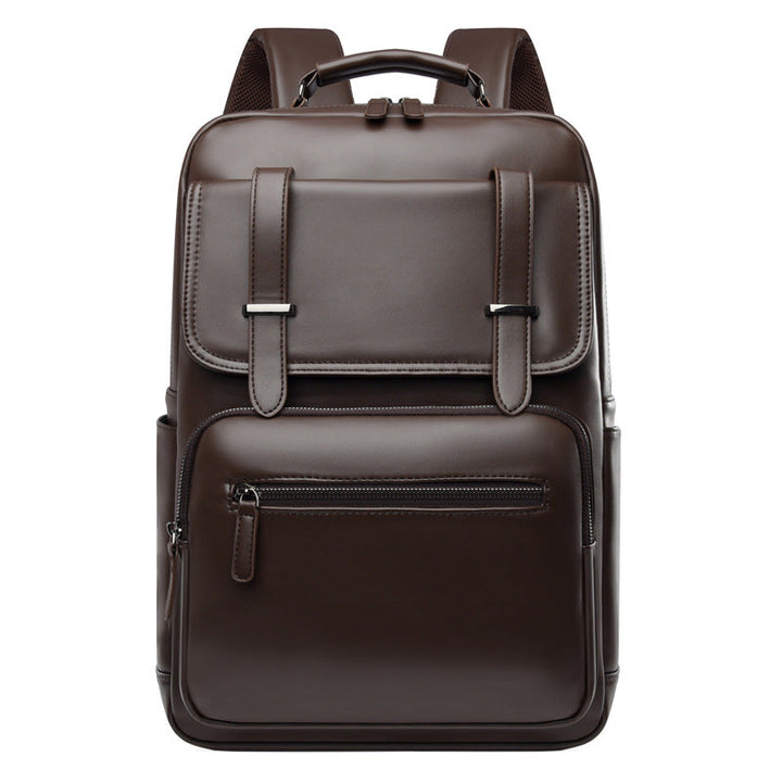 Leather Laptop Backpack Kalsten