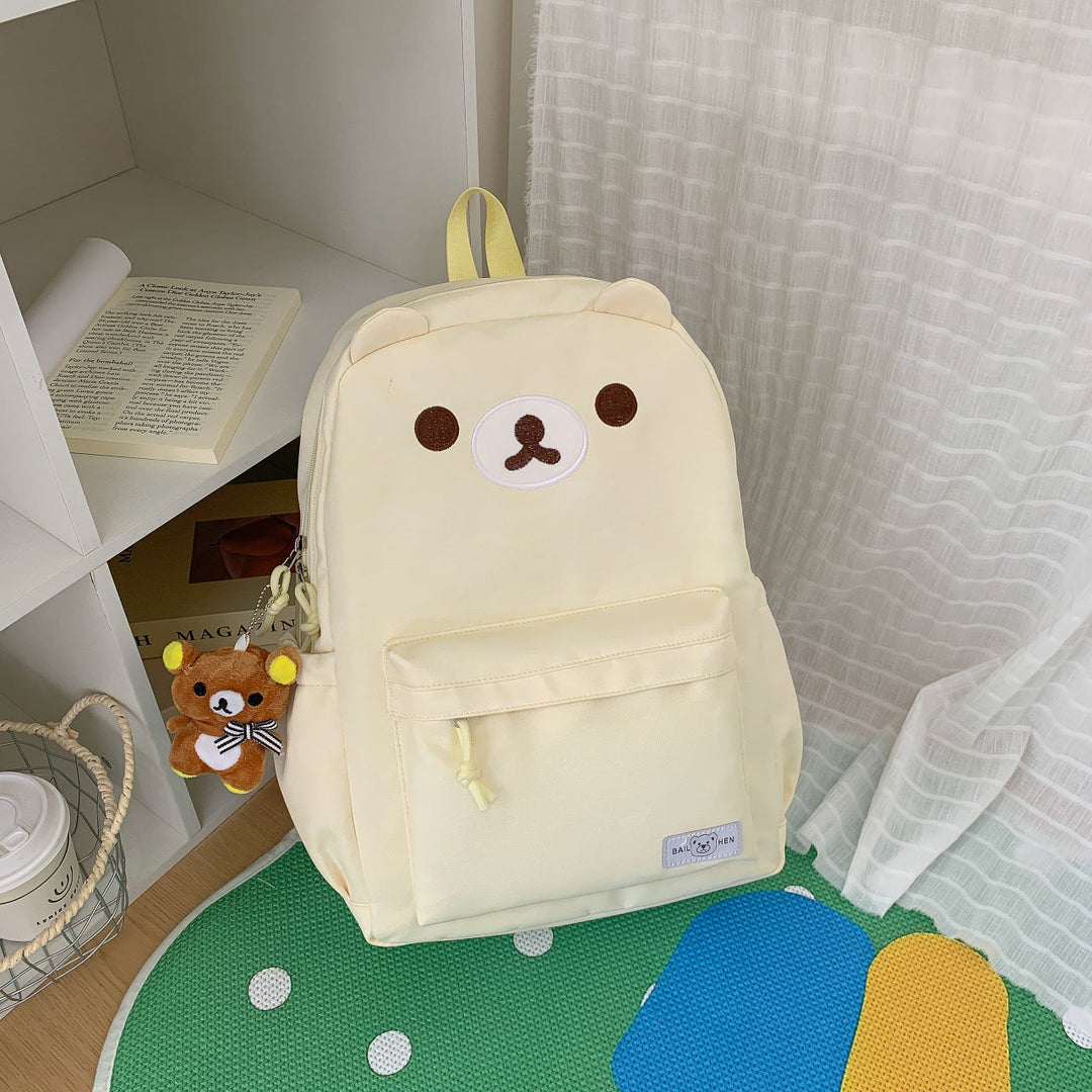 Cute Cartoon-Character Plush Backpack