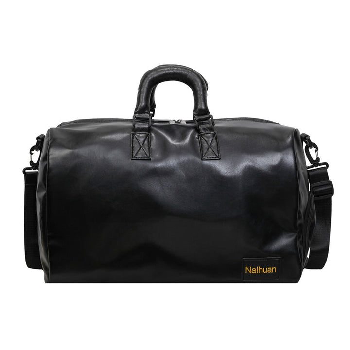Premium Leather Travel Duffel Bag