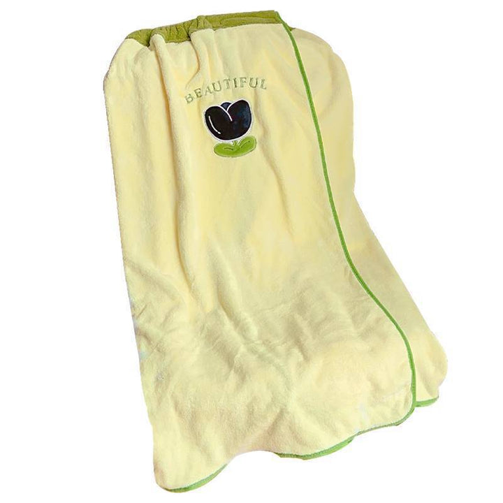 Cuddly blanket with cheerful plant motif Kalsten