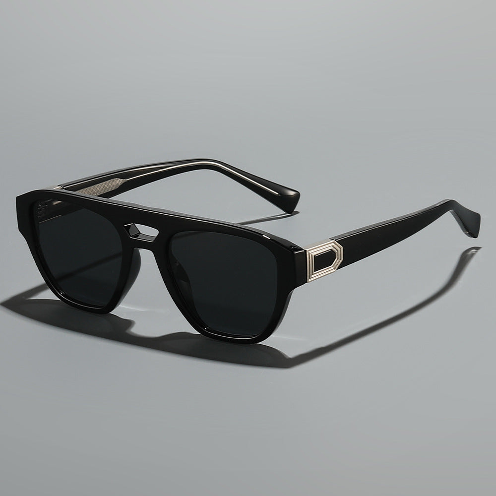 Ladies Designer Sunglasses with modern, angular frame and gradient Kalsten