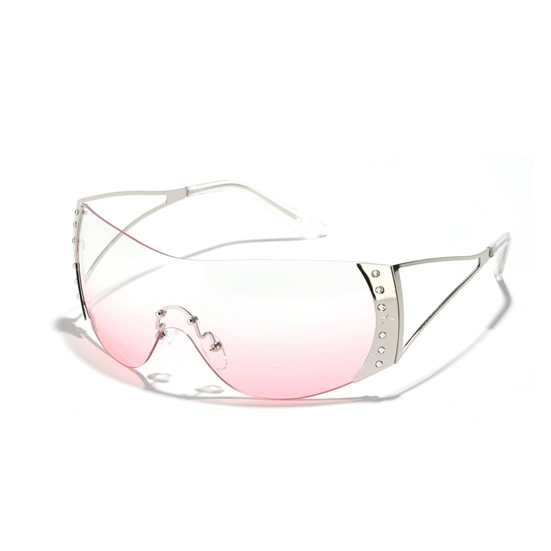 Women futuristic sunglasses with stylish frame and high-grade UV protection Kalsten
