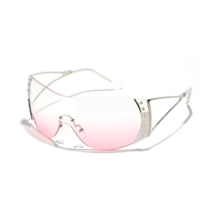 Women futuristic sunglasses with stylish frame and high-grade UV protection Kalsten