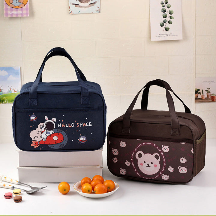 Cute Bear-Themed Insulated Lunch Bag Kalsten