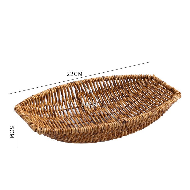 Decorative Handwoven Serving Tray Kalsten