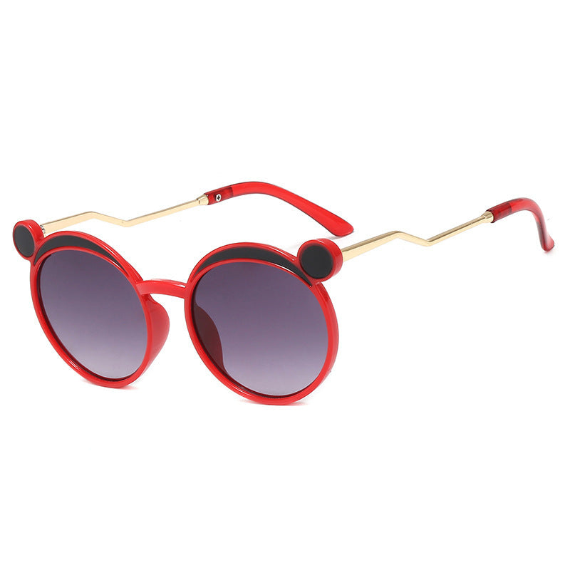 Women Fashion-Round Sunglasses with Innovative Frame and Colored Lenses Kalsten