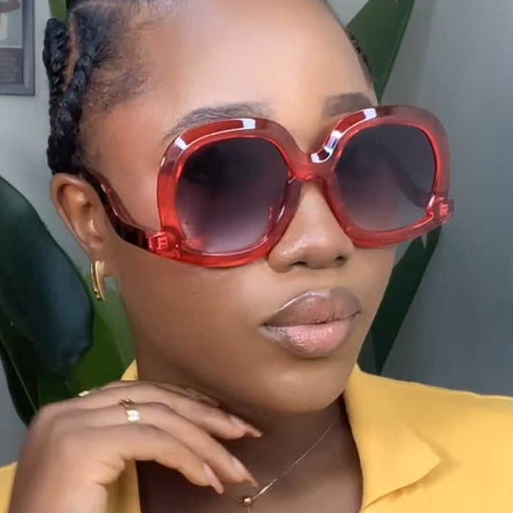 Women's oversized sunglasses with fashionable design Kalsten
