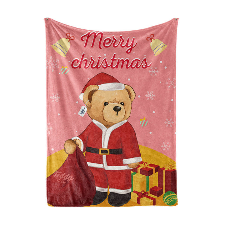Women's Christmas blanket with festive design Kalsten