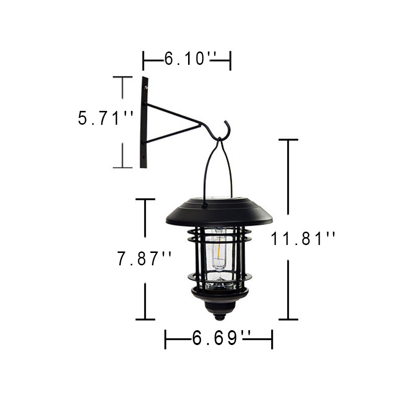 Traditional European Solar Outdoor Waterproof Induction LED Decorative Wall Sconce Lamp | Kalsten