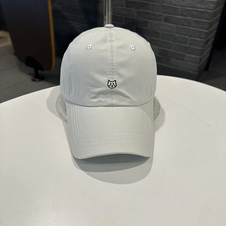 Women's Casual Cat Embroidered Baseball Cap Kalsten