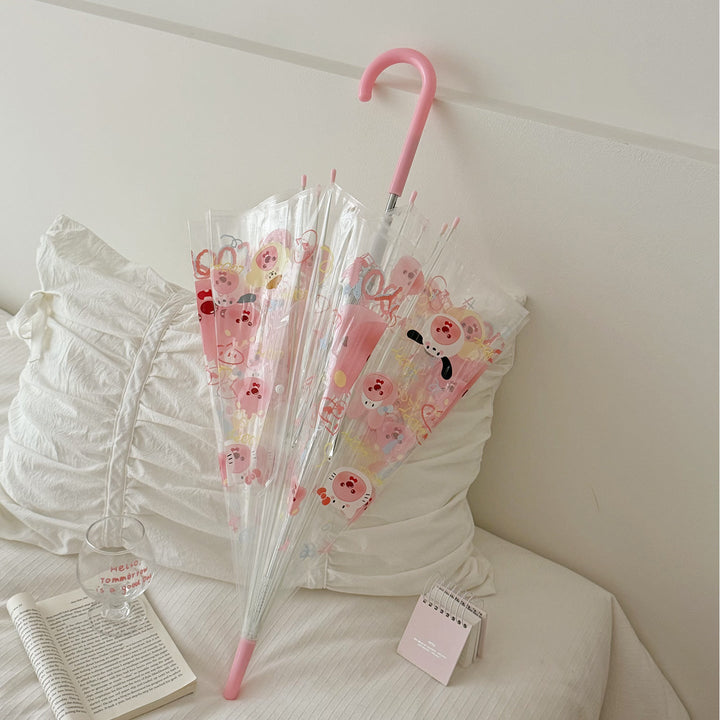 Ladies Foldable Umbrella with Cute Animal Motifs Kalsten