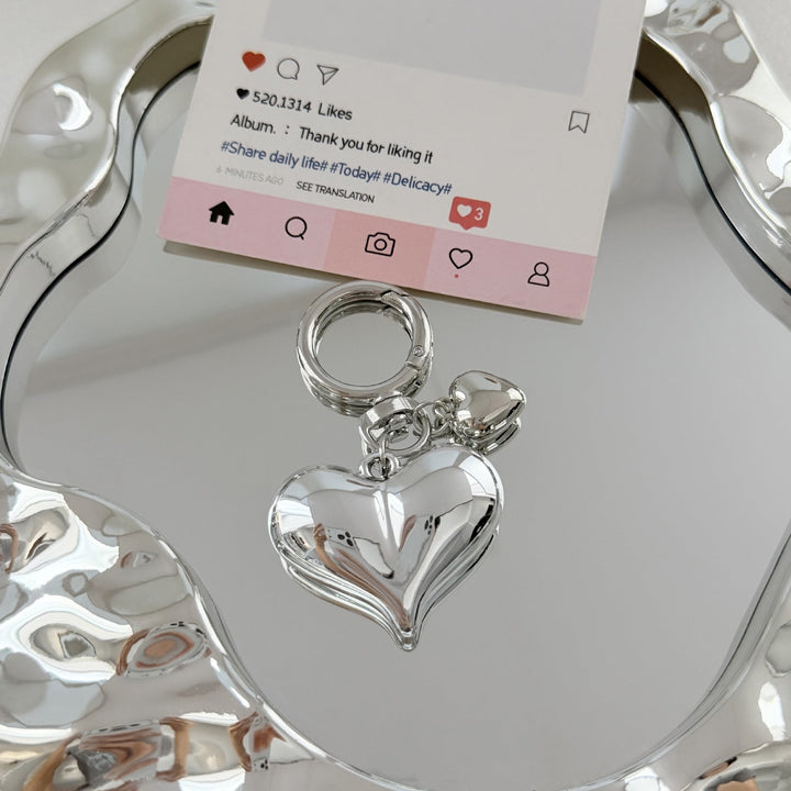 Heart-Shaped Pendant Keychain Kalsten