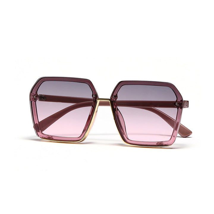 Women's creative oversized sunglasses with unique geometry Kalsten