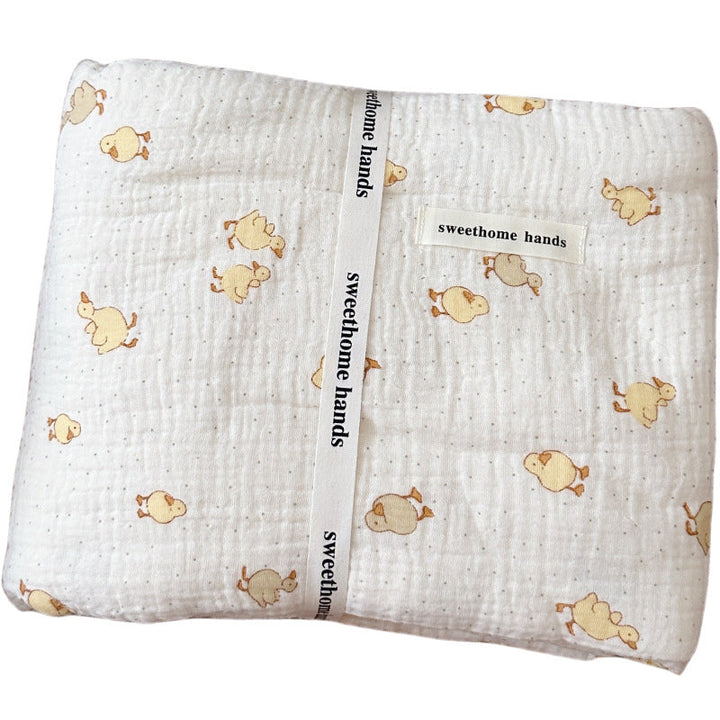 Unisex Mull blanket with cute bear design Kalsten