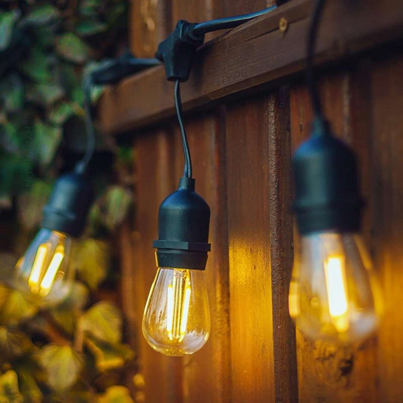 Vintage LED Filament Globe String Lights Outdoor Patio Bulb Garland Kalsten
