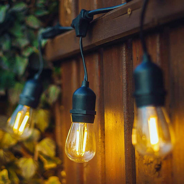 Vintage LED Filament Globe String Lights Outdoor Patio Bulb Garland Kalsten