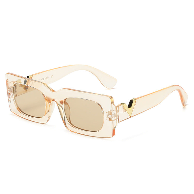 Women's oversized sunglasses with animal print Kalsten