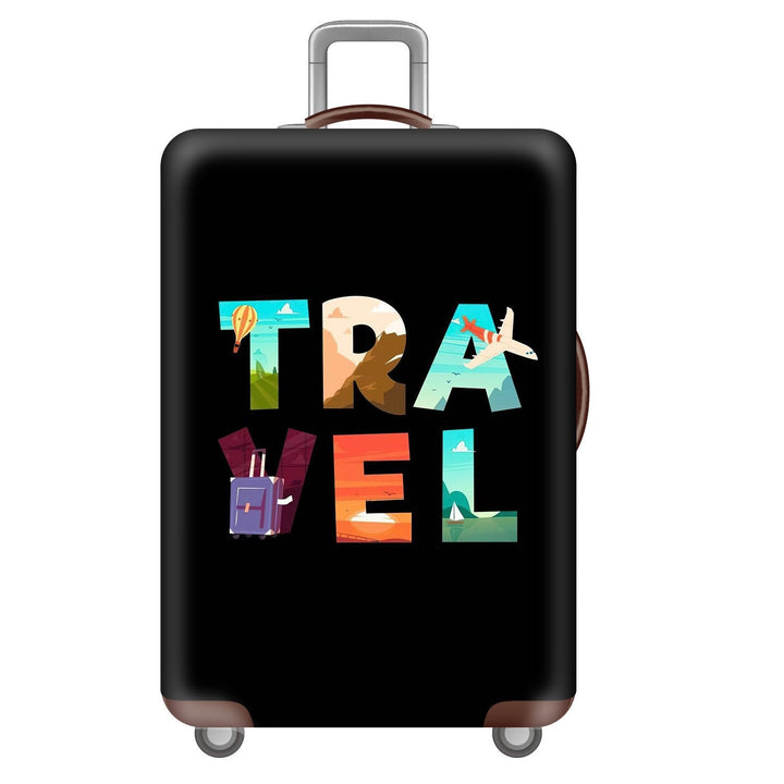 Unisex nan robust Hart shell trolley with lion portrait motif print, shock-resistant ABS polycarbonate shell, multi-wheeled chassis and TSA security lock Kalsten