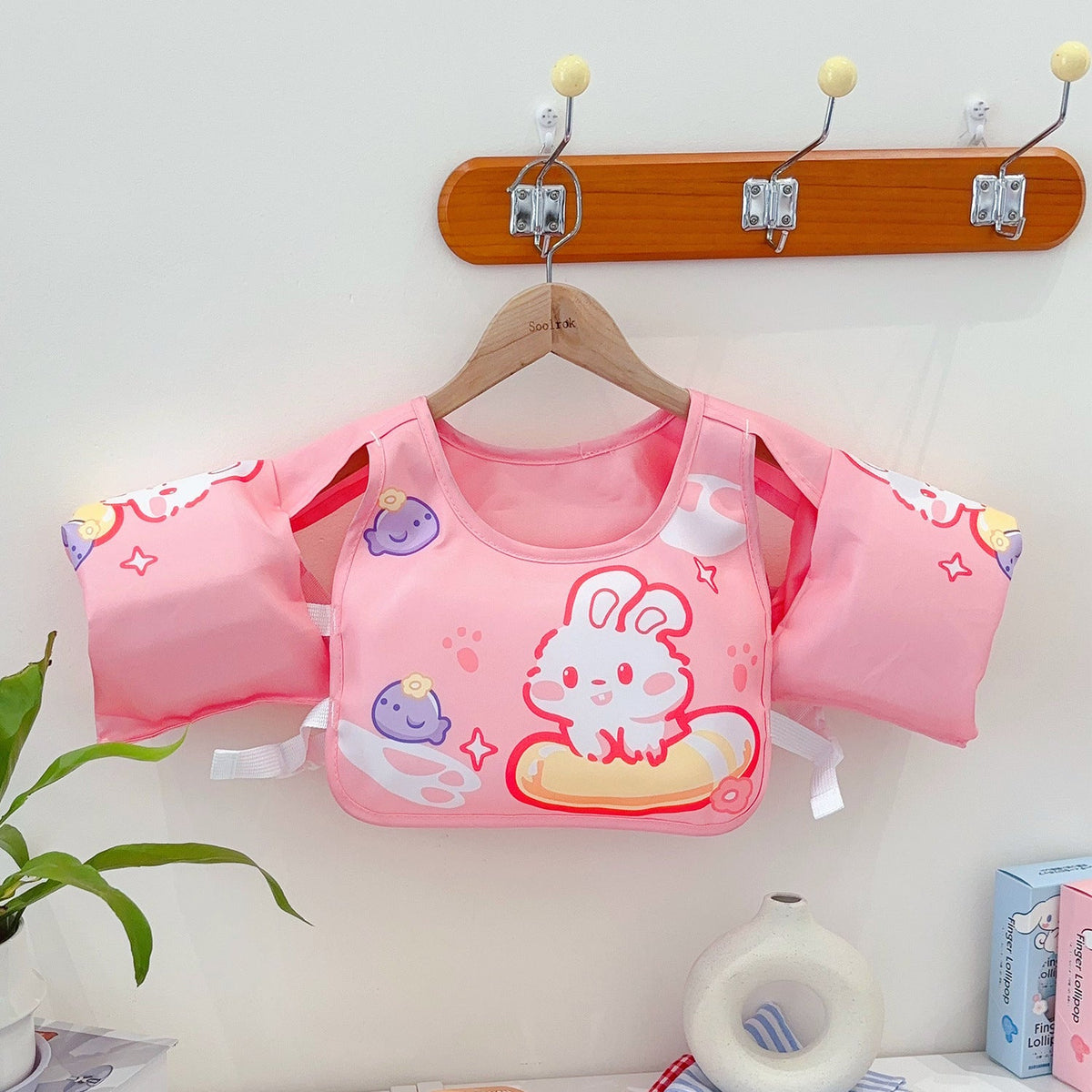 Unisex Inflatable Swim Aid with Cute Design Bowlift