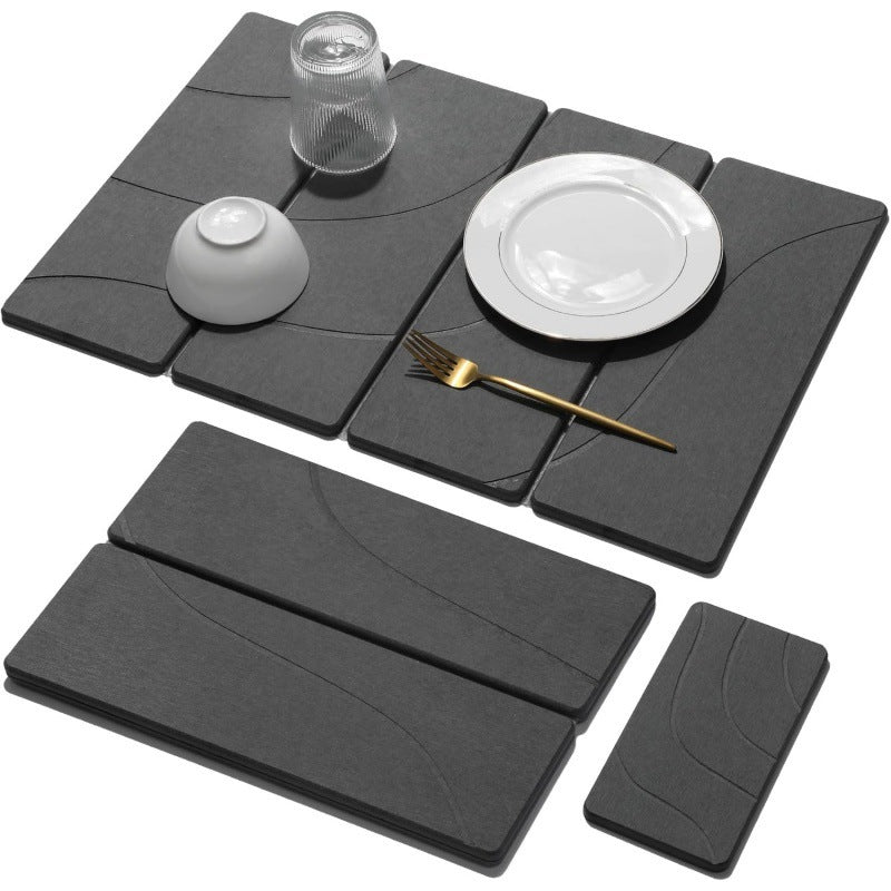 Premium Multi-Textured Dish Drying Mat Kalsten