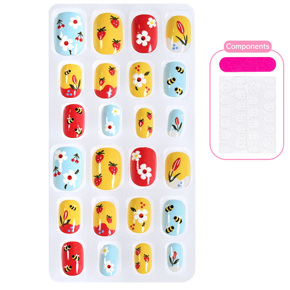 Themed Summer Beach Nail Art Press-On Nails Kalsten