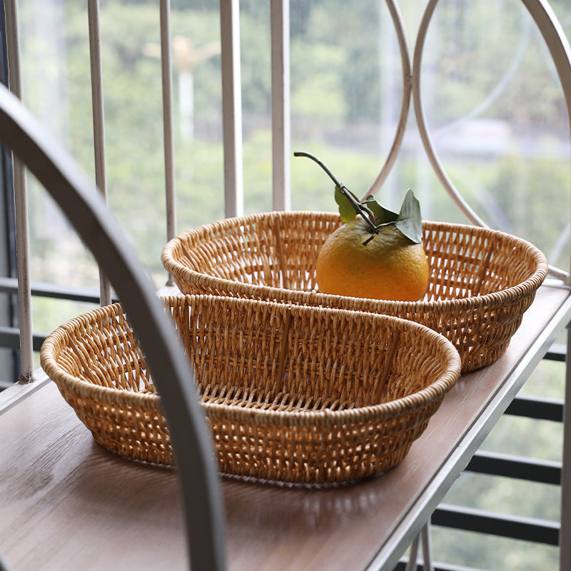 Unisex Rectangular Braided Basket with Ergonomic Design Kalsten