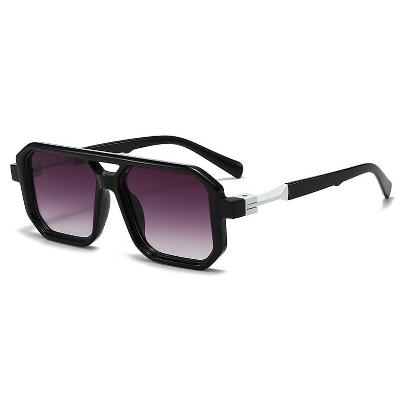 Ladies stylish oversized sunglasses with geometric frame Kalsten